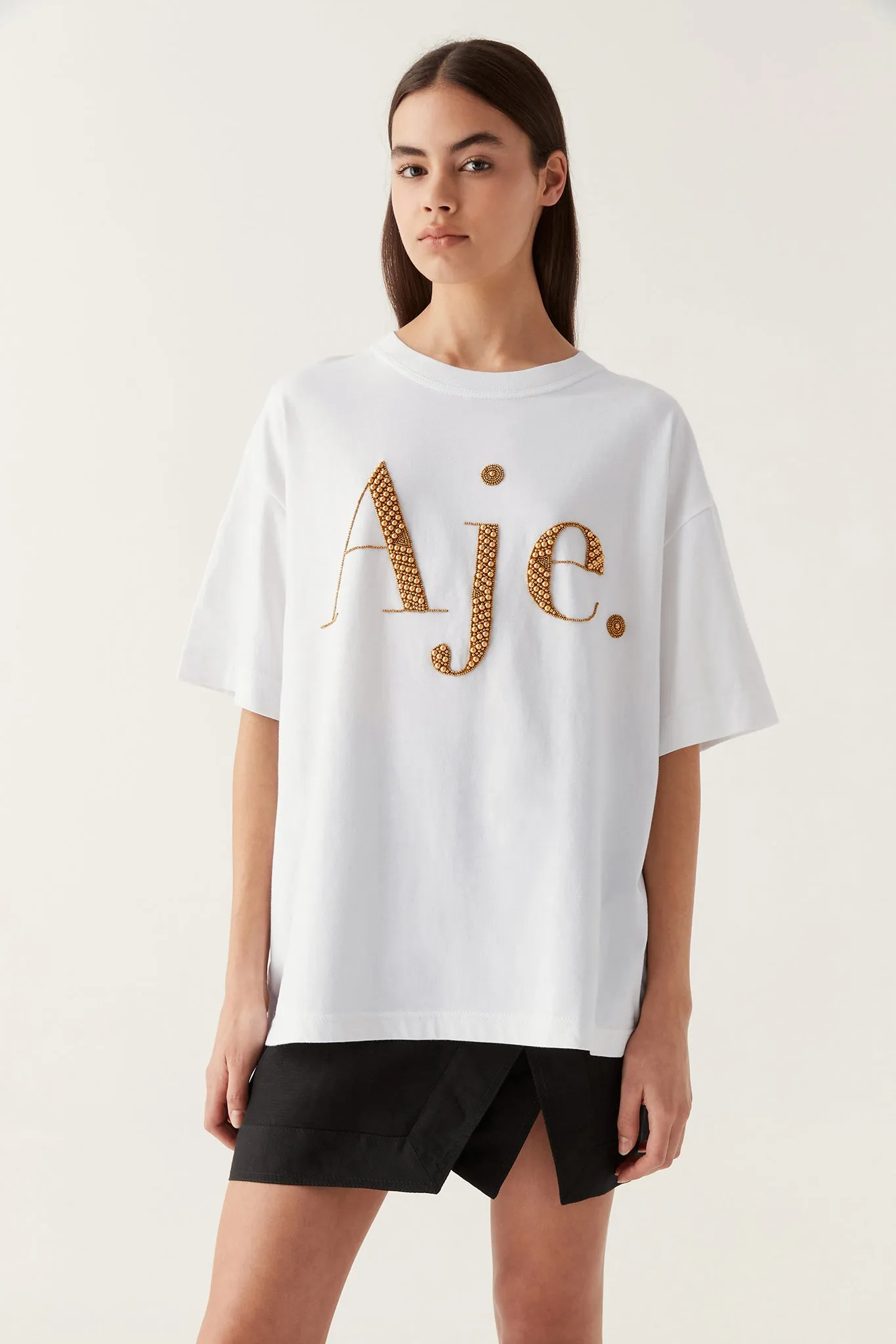 Rya Embellished Oversized Tee sold by Aje product image thumbnail 3