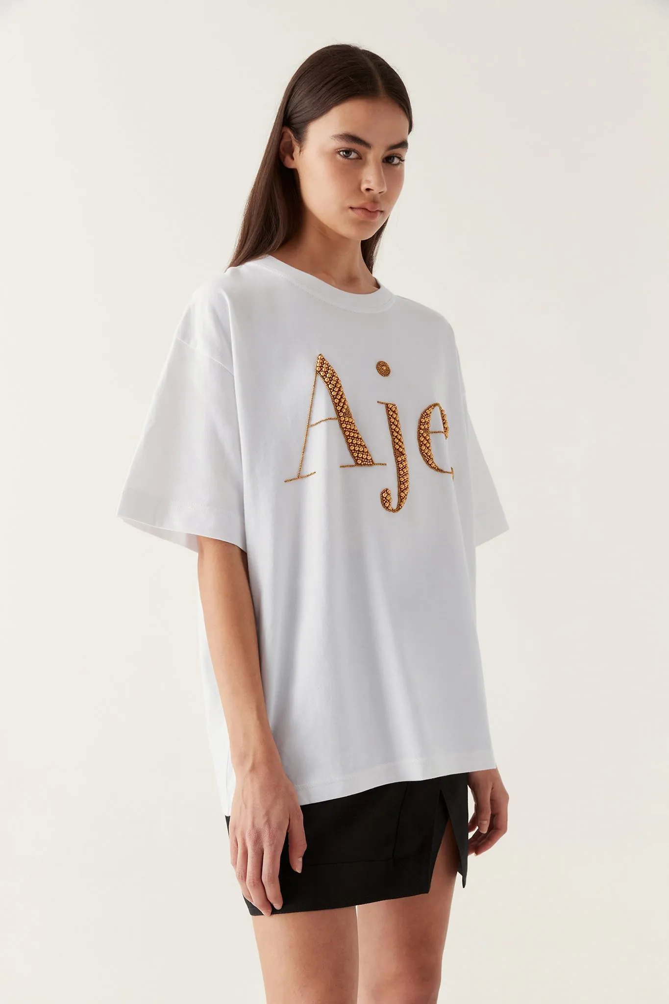 Rya Embellished Oversized Tee sold by Aje product image thumbnail 5