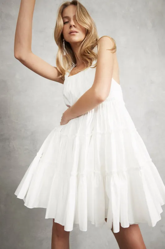 Solstice Tiered Mini Dress sold by Aje