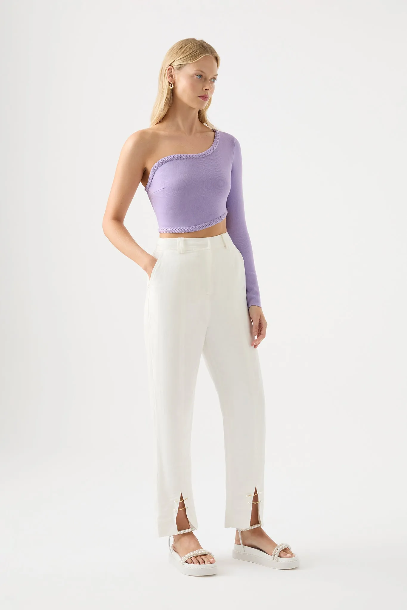 Zita Split Front Tapered Pant sold by Aje product image thumbnail 3