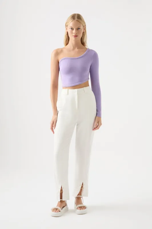 Zita Split Front Tapered Pant sold by Aje