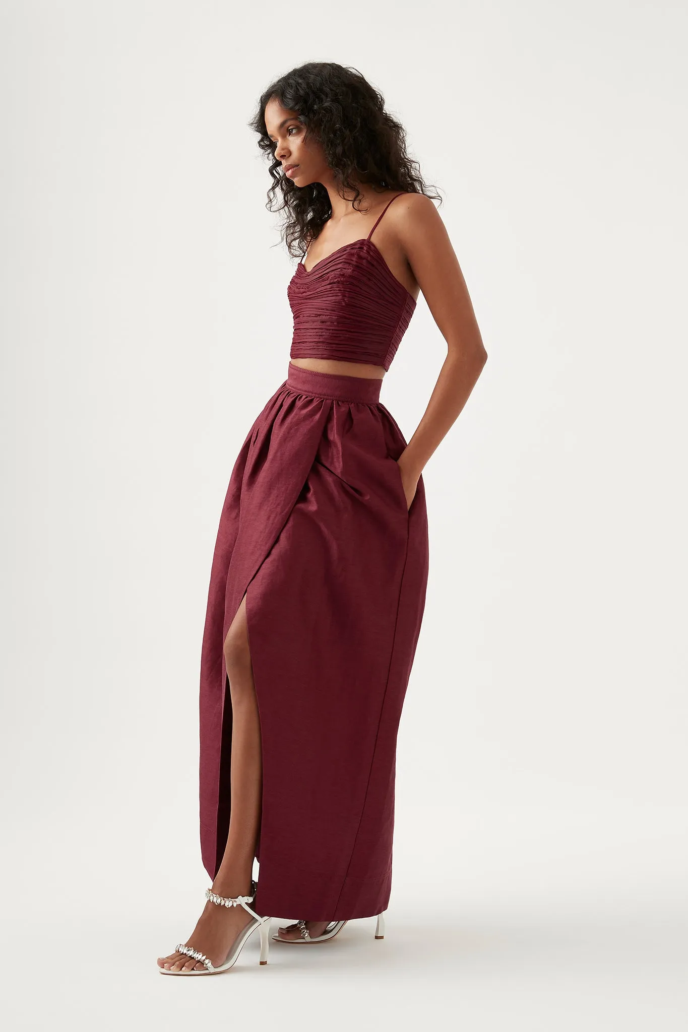 Mirabelle Tulip Maxi Skirt sold by Aje product image thumbnail 3
