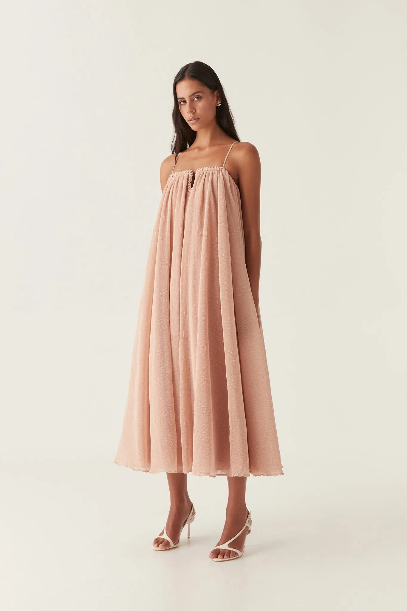 Filigree Sweetheart Midi Dress sold by Aje