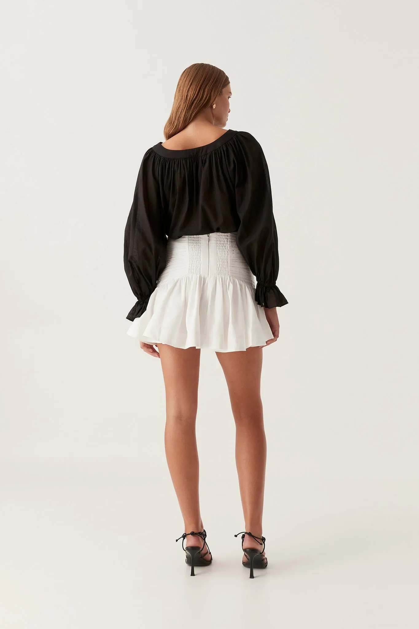 Carrie Ruched Mini Skirt sold by Aje product image thumbnail 5