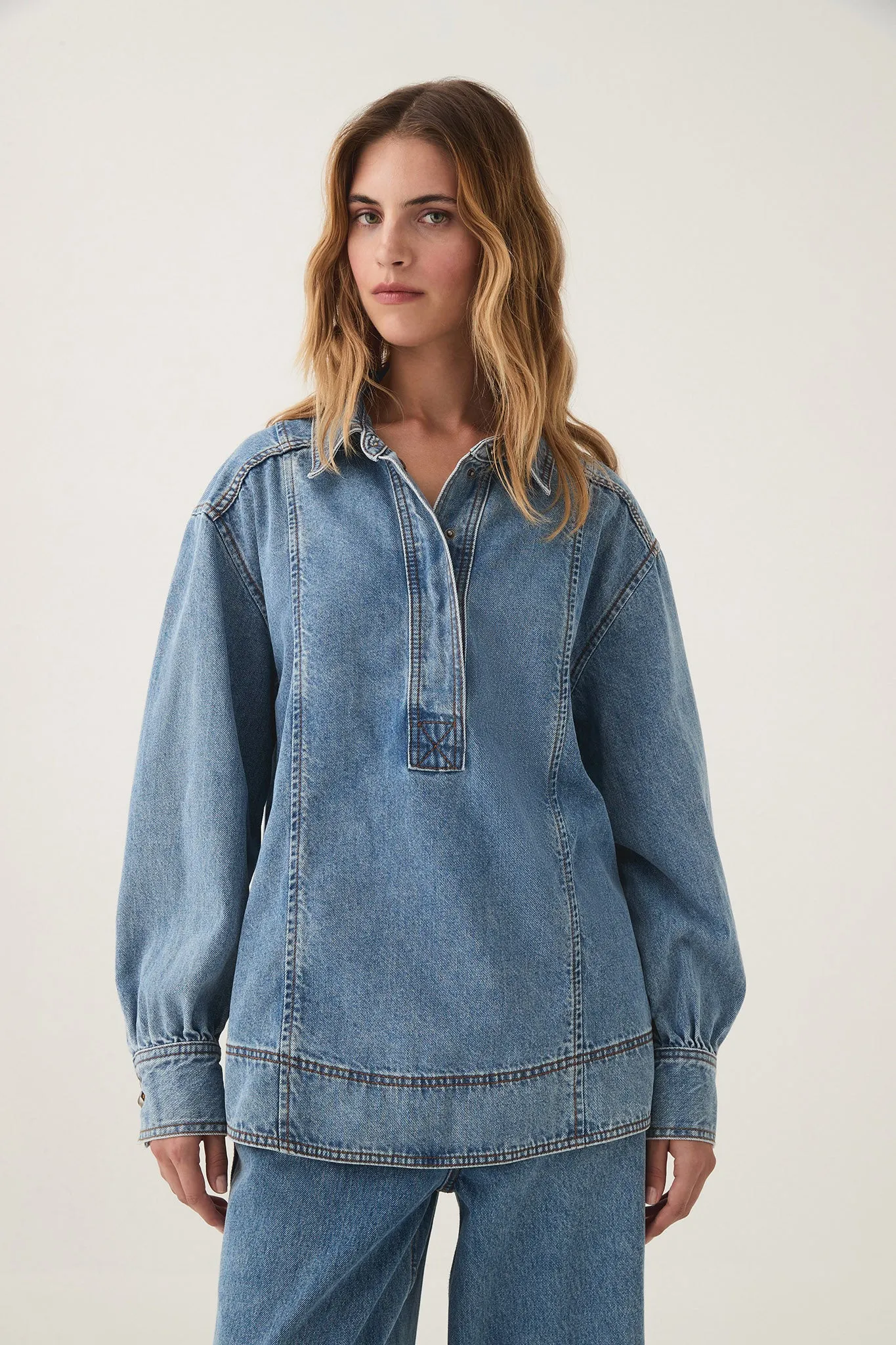 Outline Denim Shirt sold by Aje product image thumbnail 3