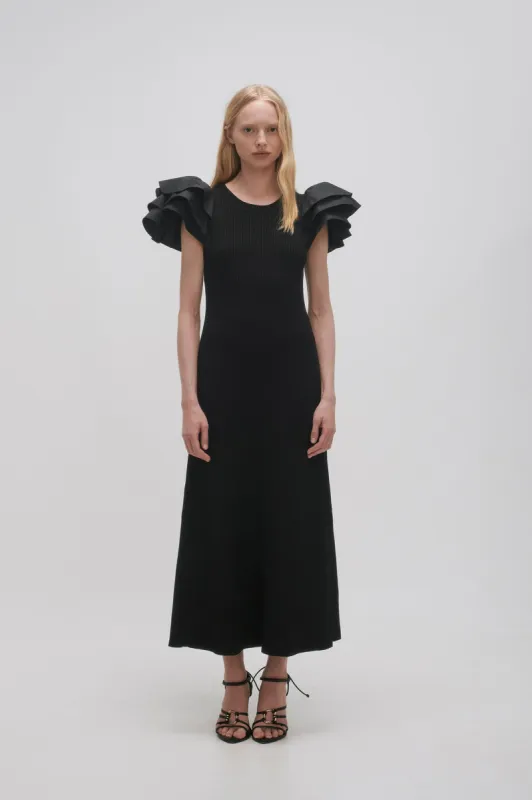 Questa Puff Midi Dress sold by Aje