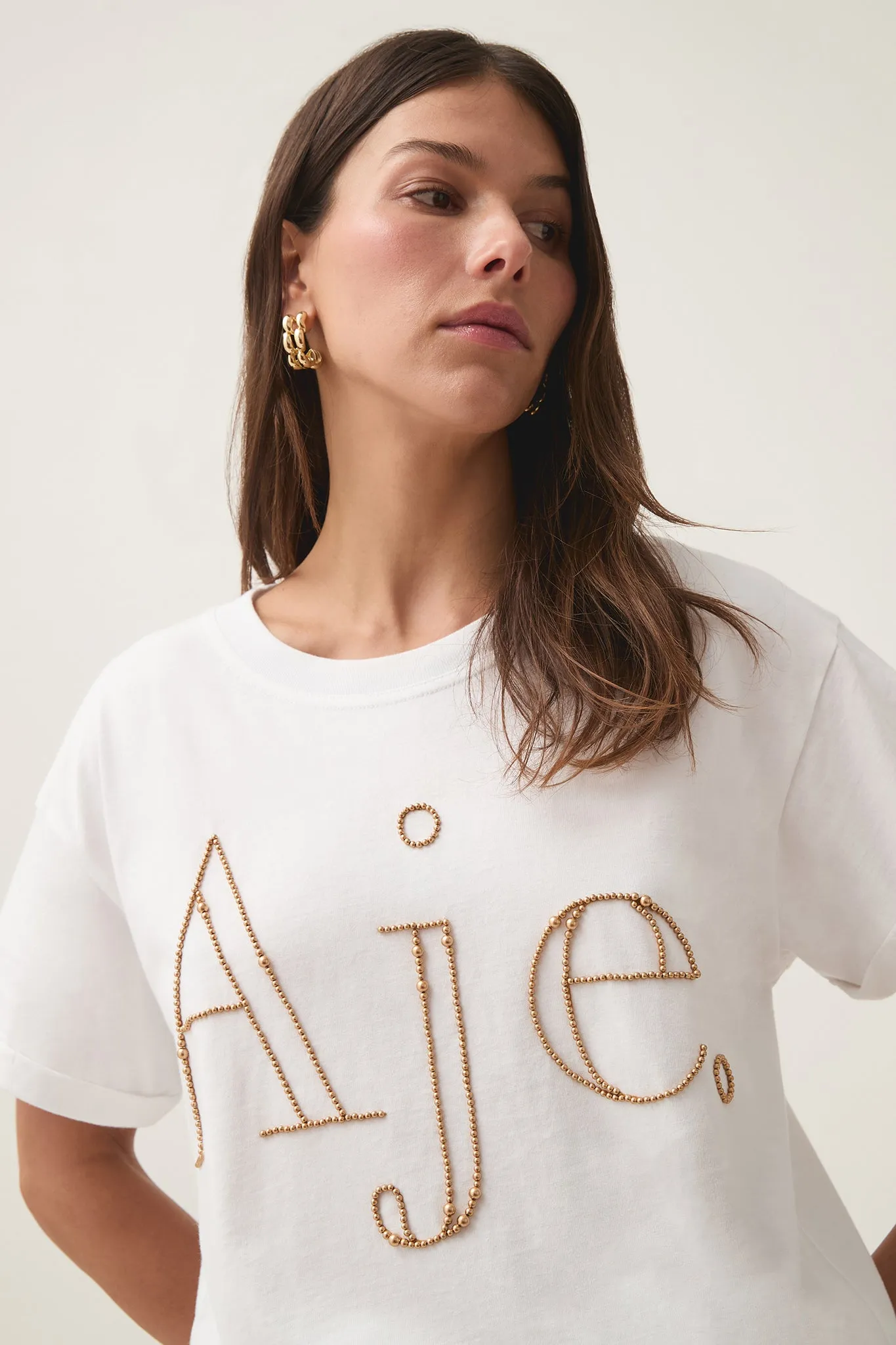 Amity Beaded Heritage Tee sold by Aje product image thumbnail 4