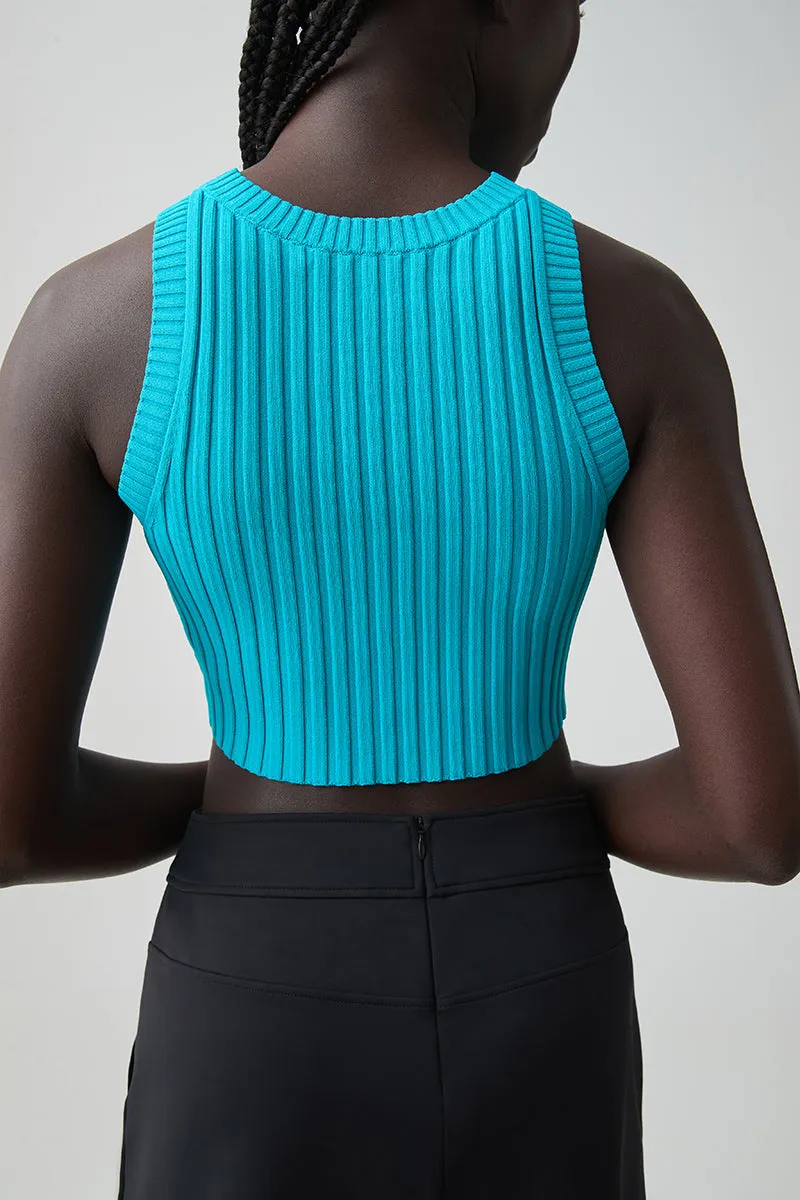 Cropped Knitted Logo Tank 135 sold by Aje product image thumbnail 5