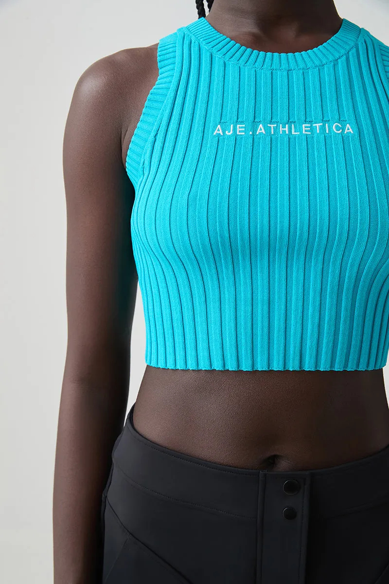 Cropped Knitted Logo Tank 135 sold by Aje product image thumbnail 4