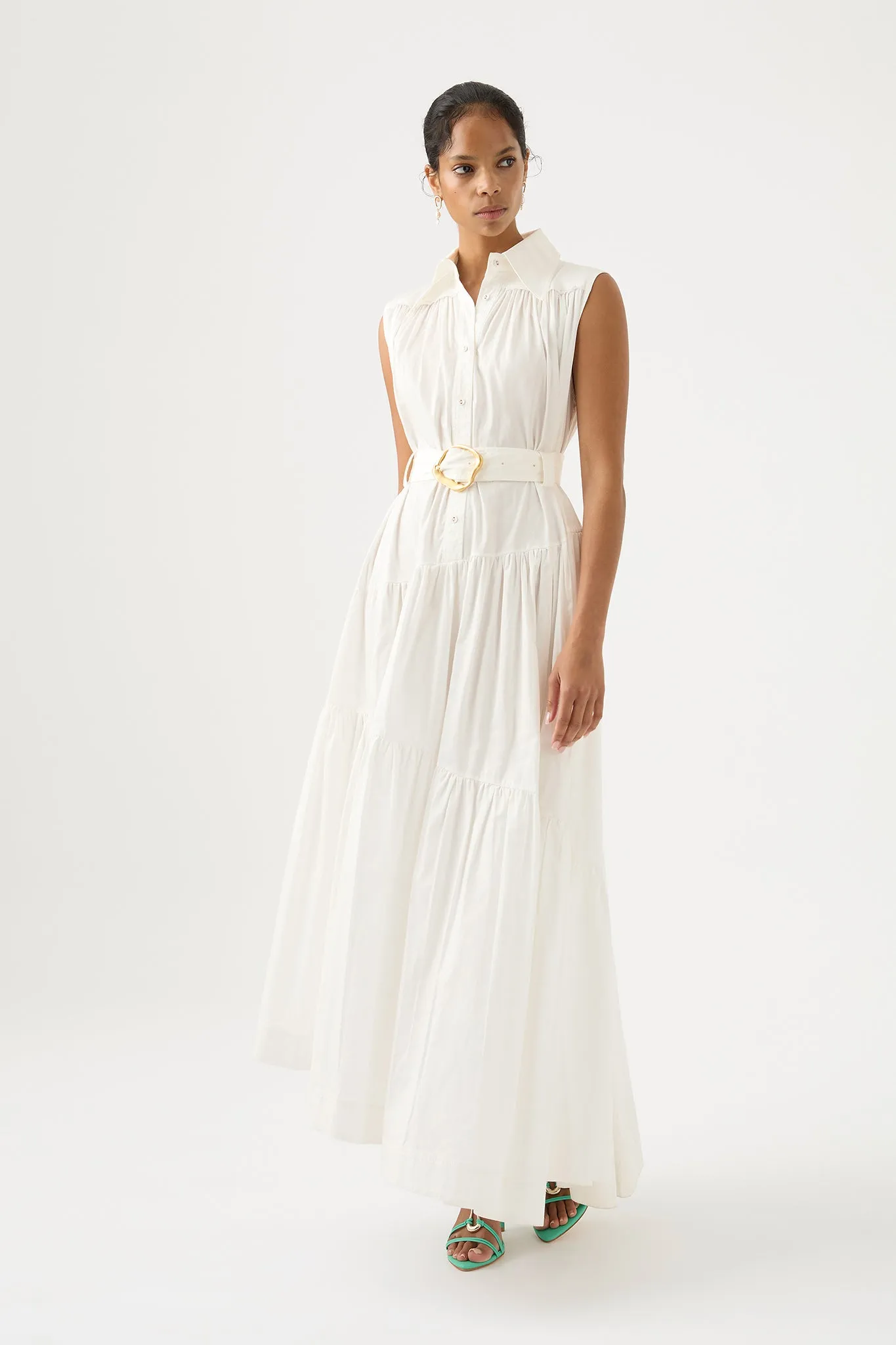 Erika Asymmetric Shirt Dress sold by Aje product image thumbnail 3