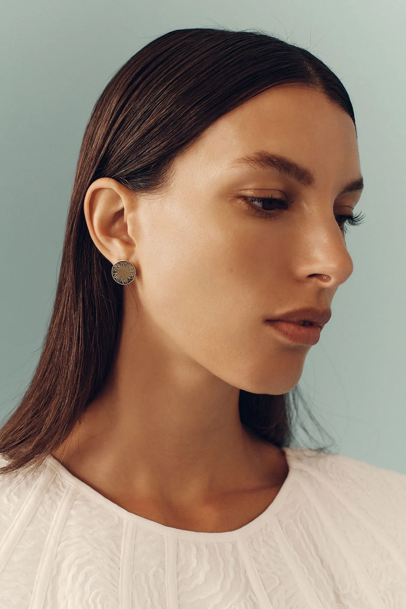 Alethia Logo Stud sold by Aje