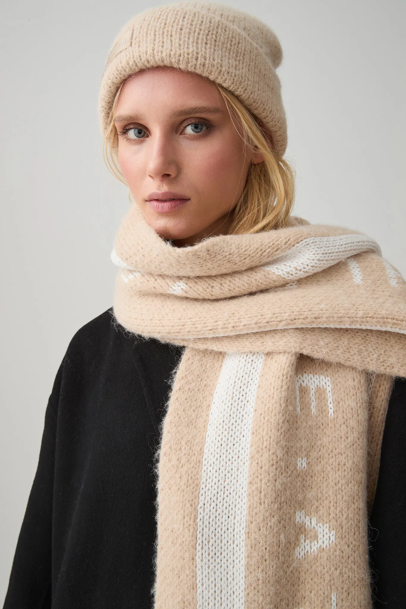 Soft Logo Beanie 951 sold by Aje