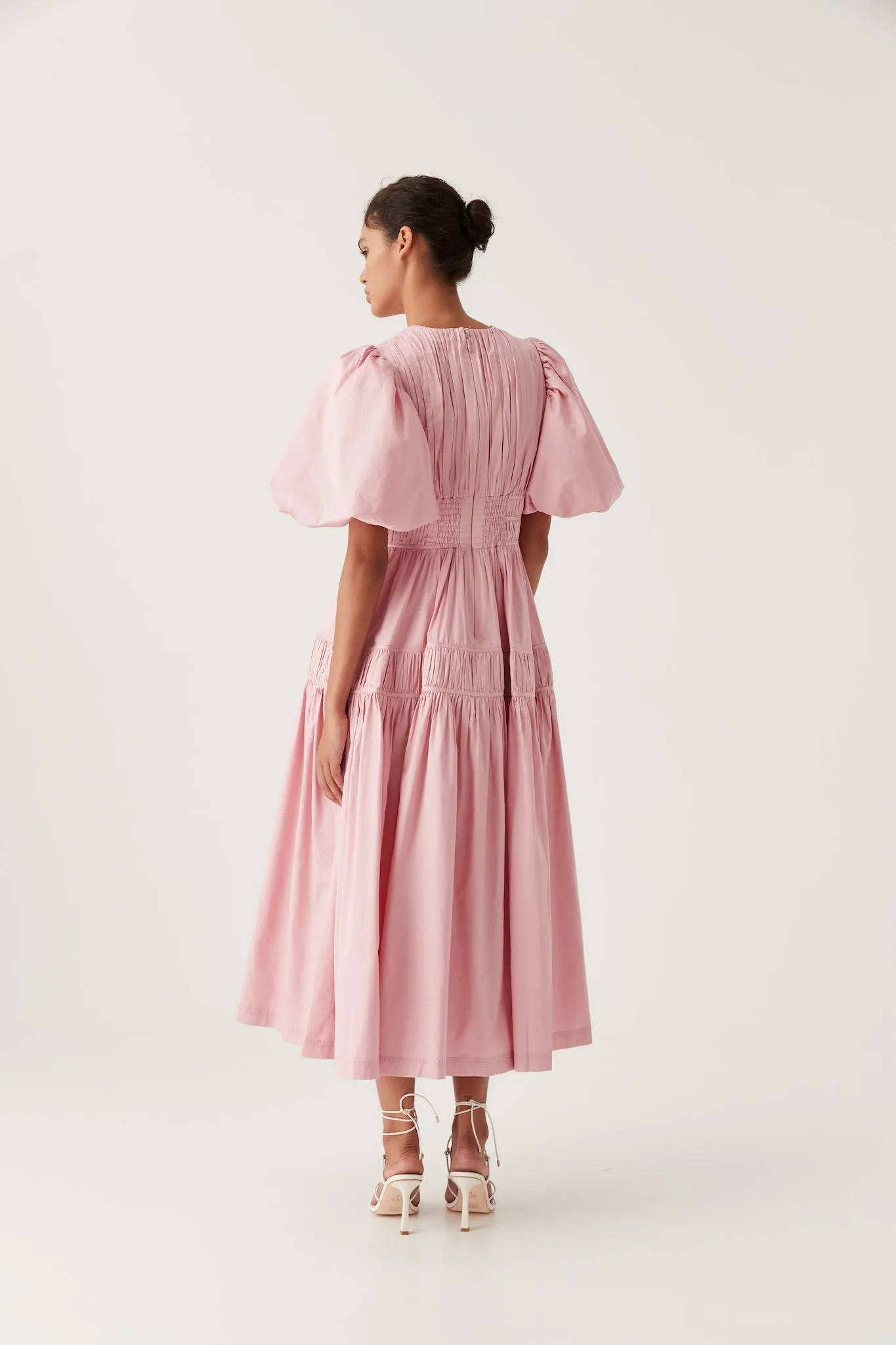 Fallingwater Ruched Midi Dress sold by Aje product image thumbnail 5