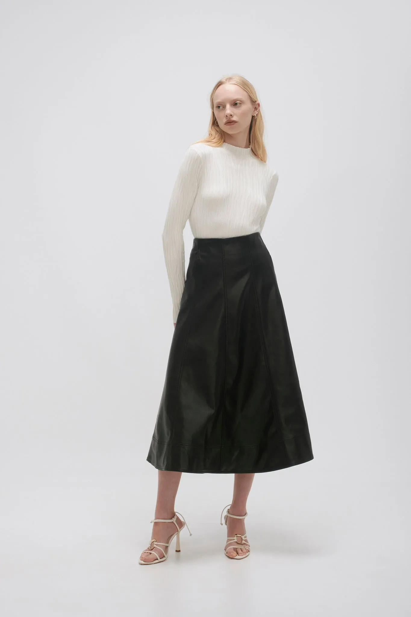 Stanhope Midi Skirt sold by Aje