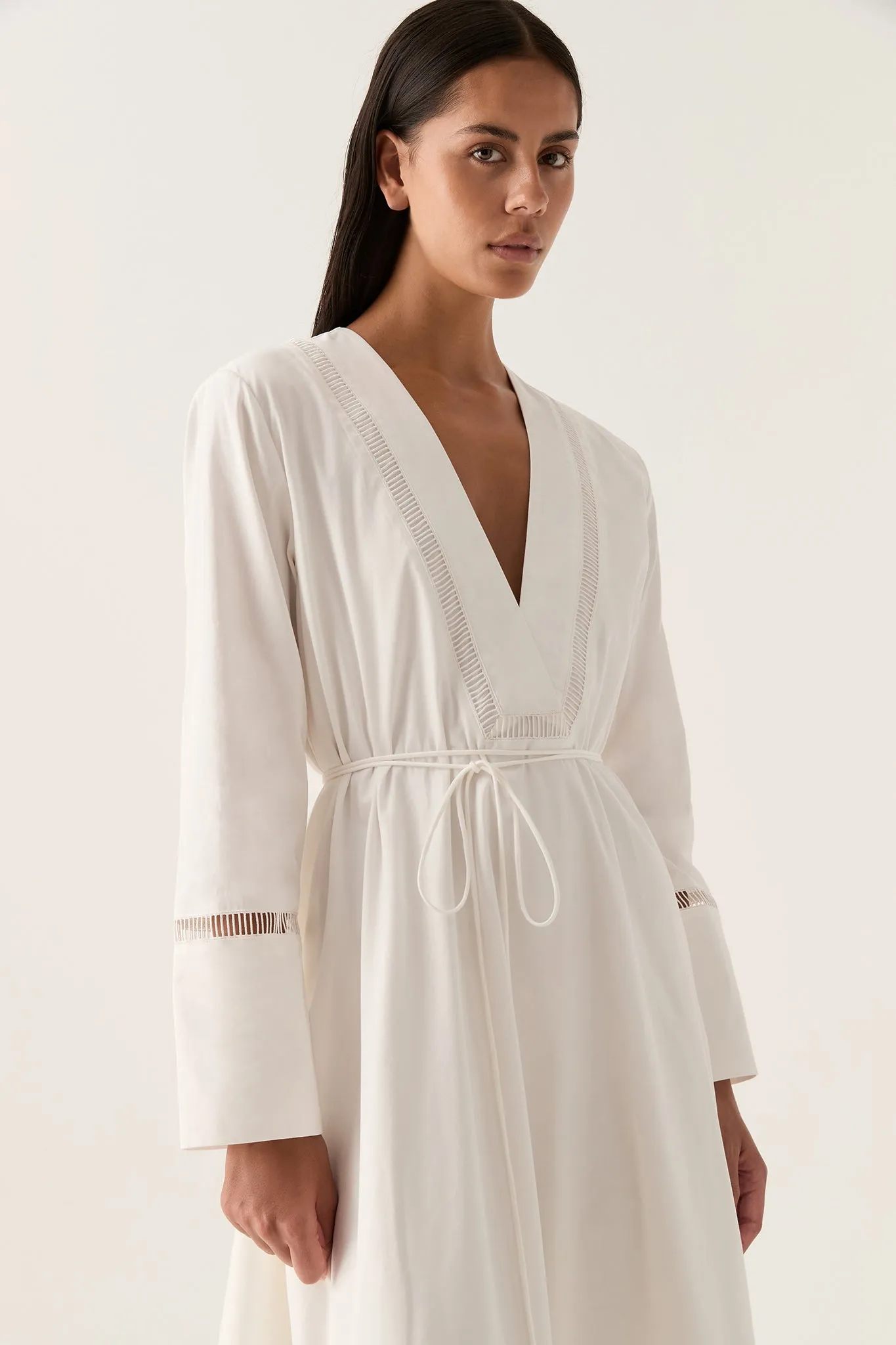 Reborn Ladder Trim Midi Dress sold by Aje product image thumbnail 4