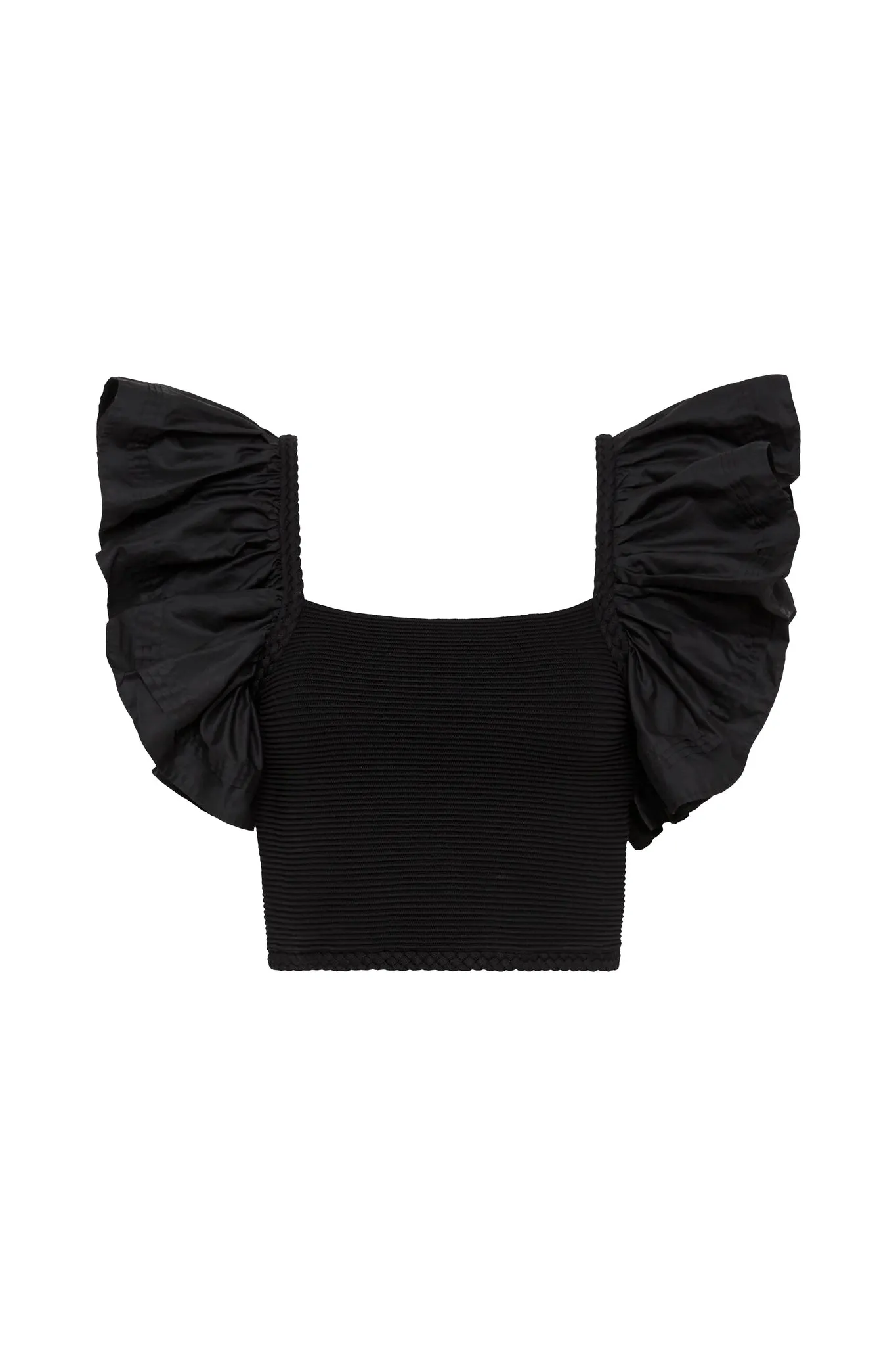 Corinne Knit Bodice Crop Top sold by Aje product image thumbnail 2
