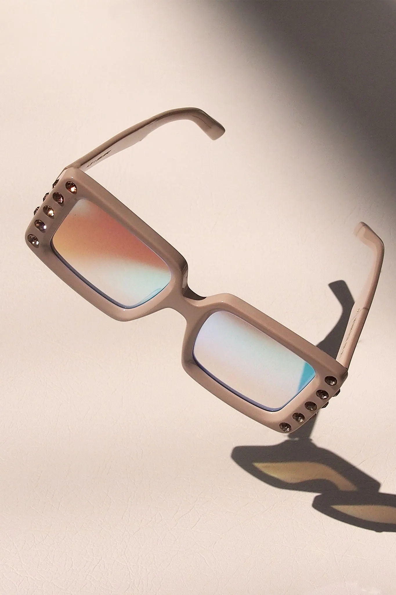Aje X Local Supply The Square Embellished Sunglasses sold by Aje product image thumbnail 2