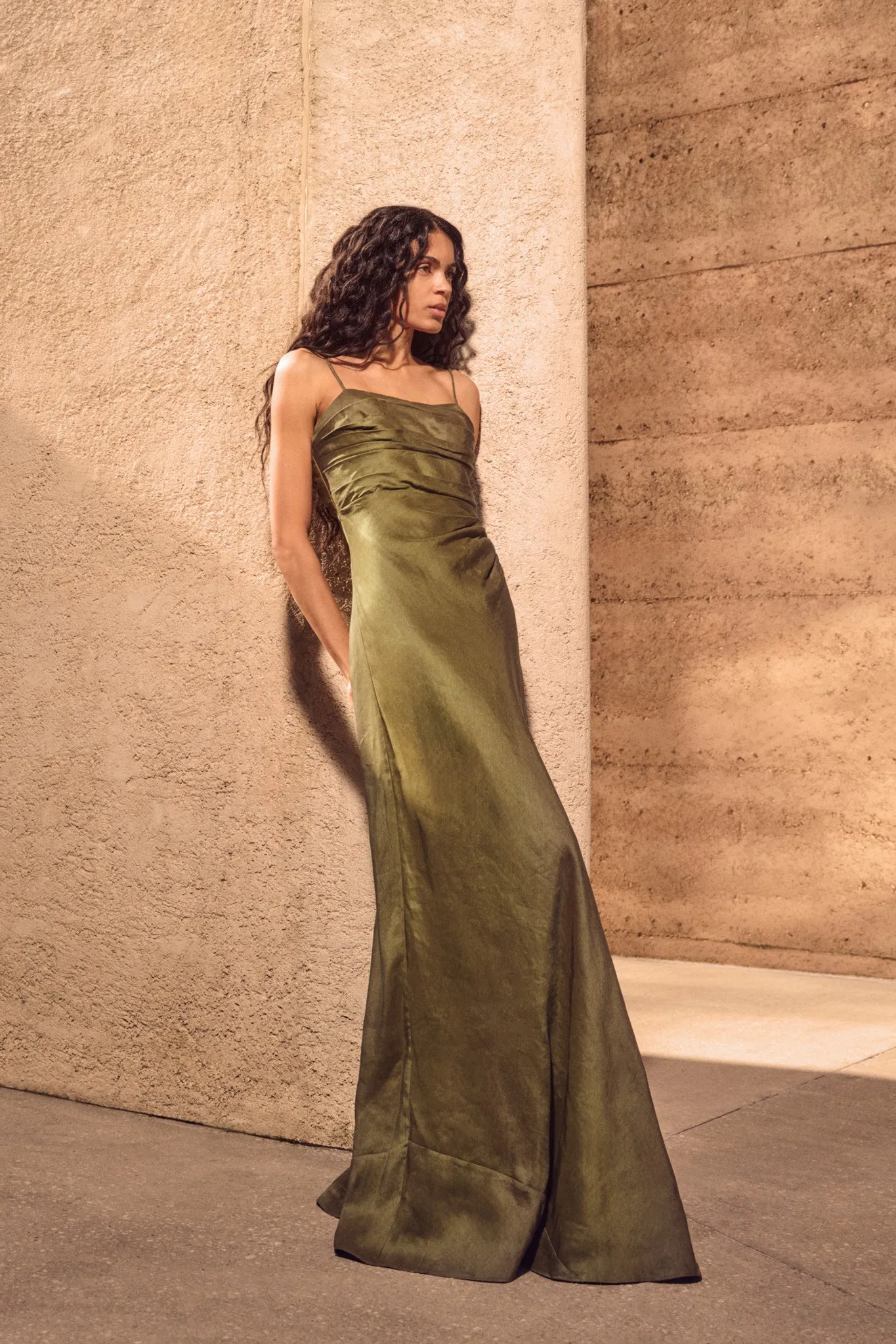 Clarice Draped Maxi Dress sold by Aje