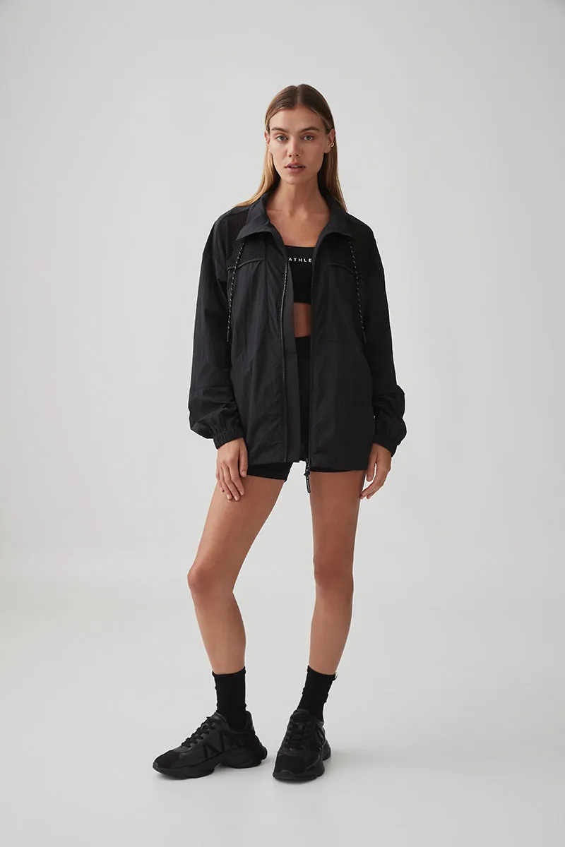 Contrast Panelled Jacket 706 sold by Aje