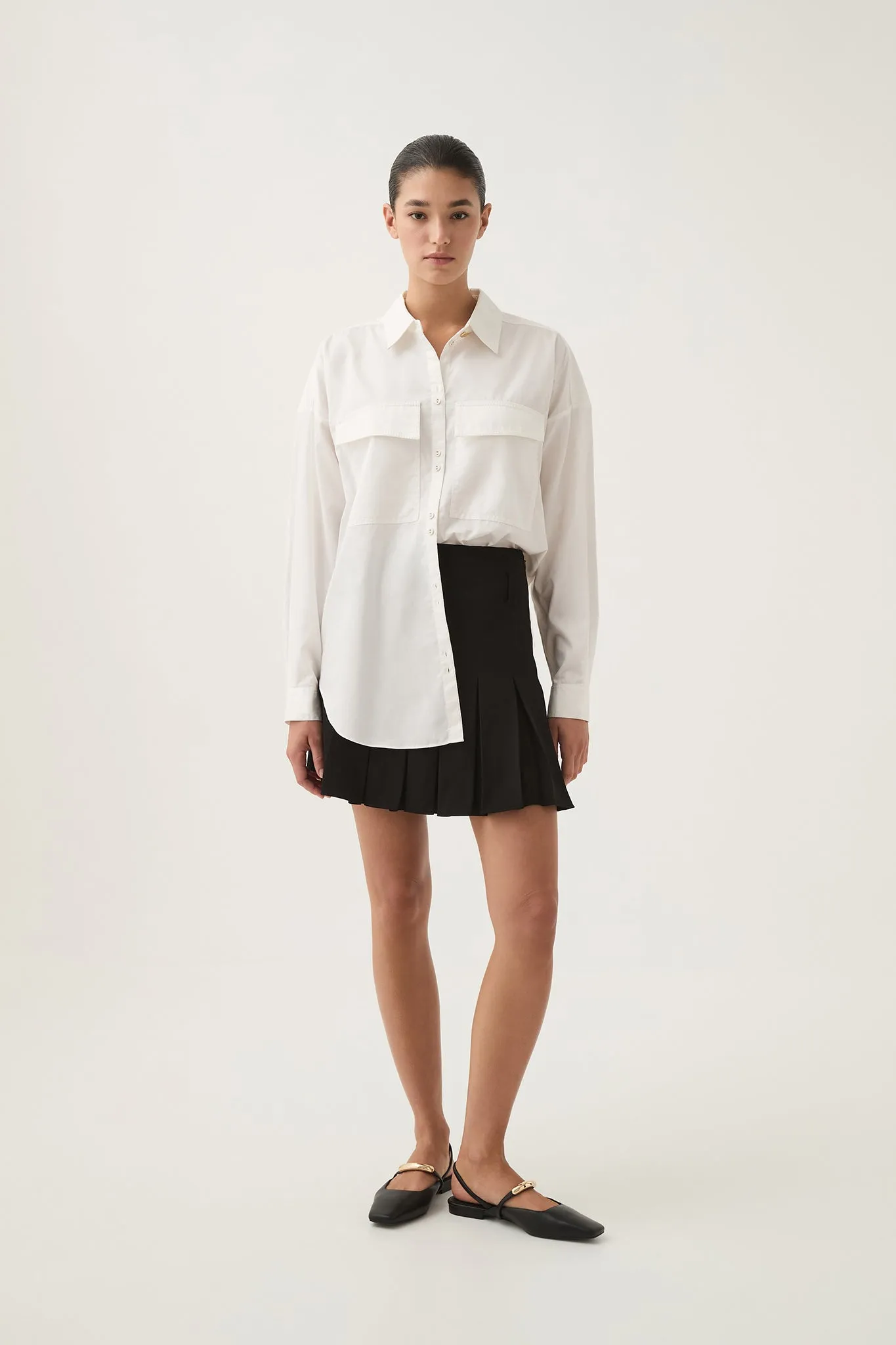 Exedra Pleated Mini Skirt sold by Aje product image thumbnail 3