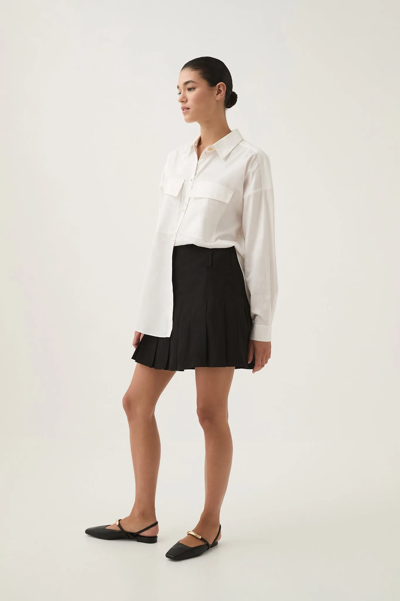 Exedra Pleated Mini Skirt sold by Aje product image thumbnail 4