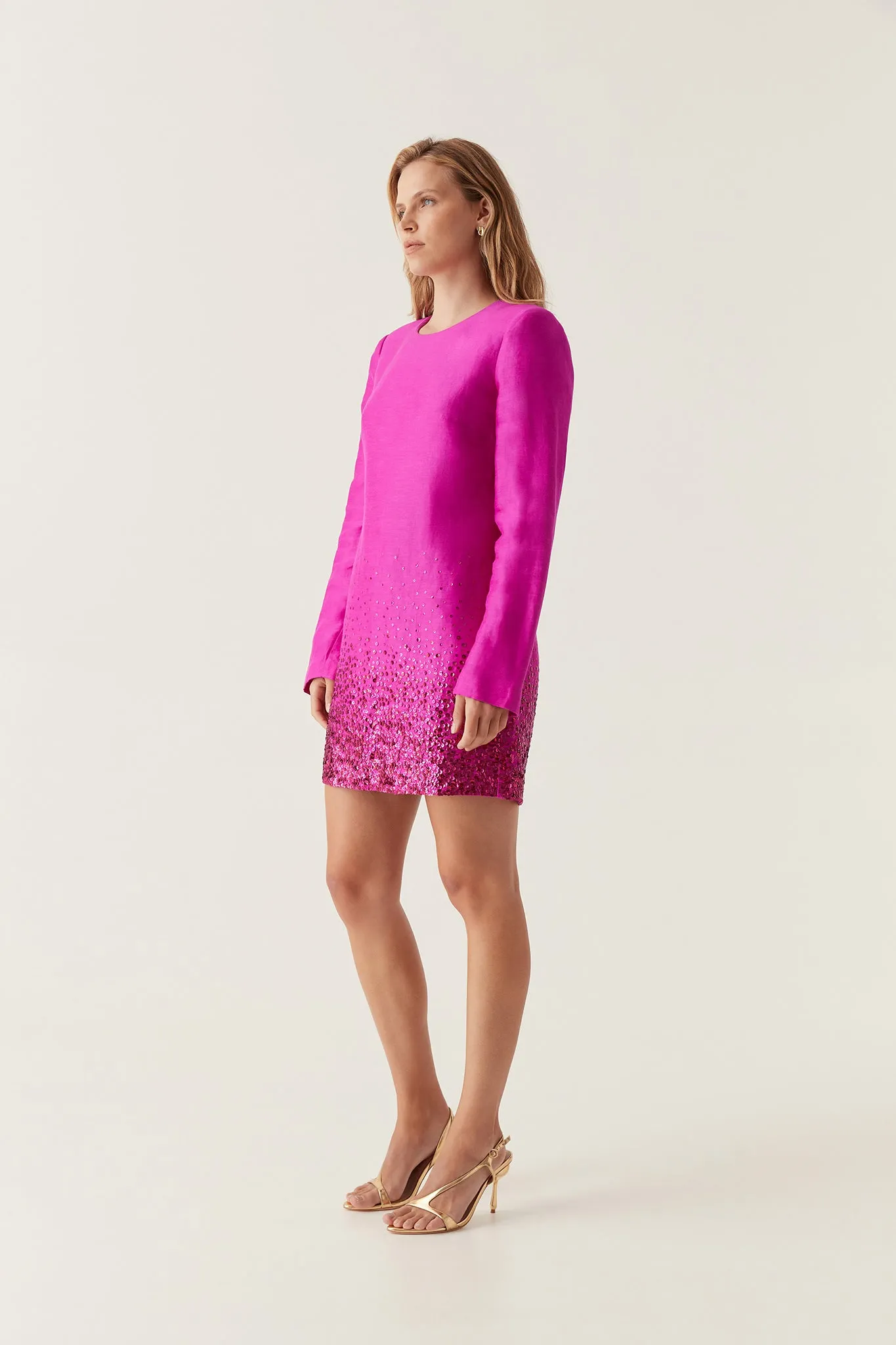 Reflection Sequin Mini Dress sold by Aje product image thumbnail 5