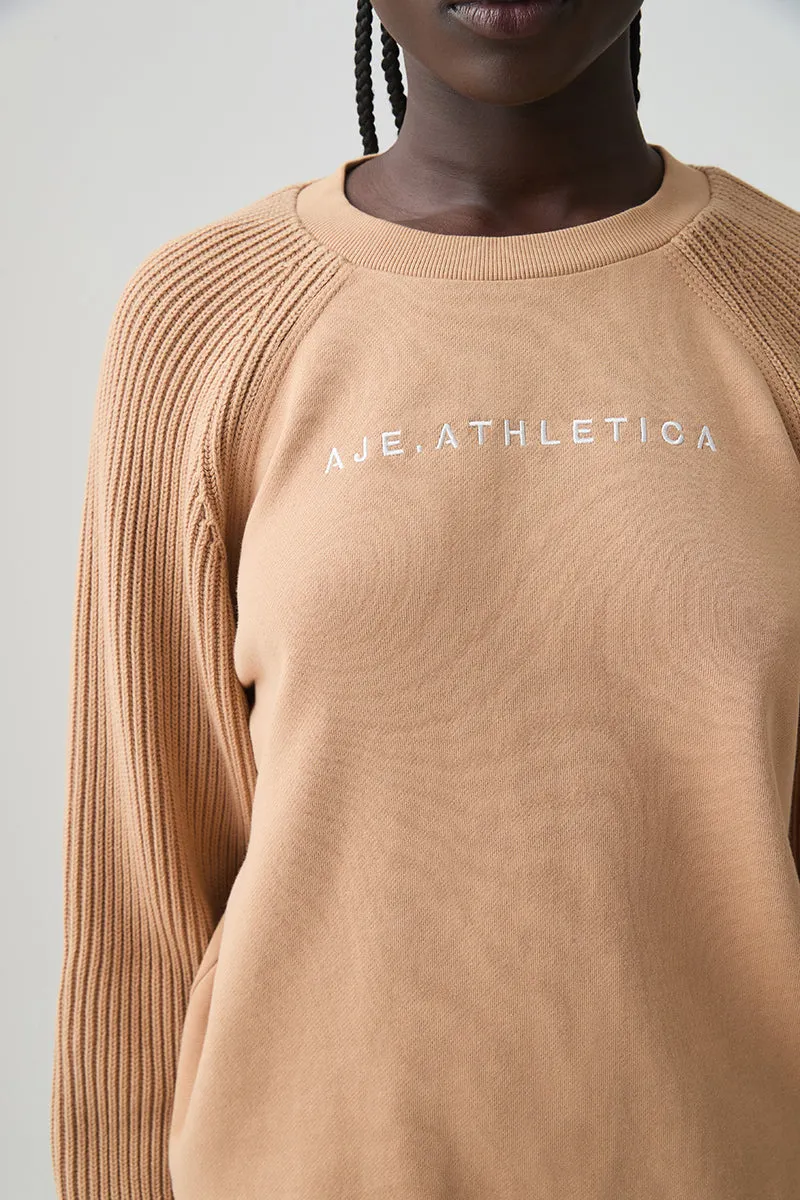 Raglan Contrast Knit Crew 402 sold by Aje product image thumbnail 4