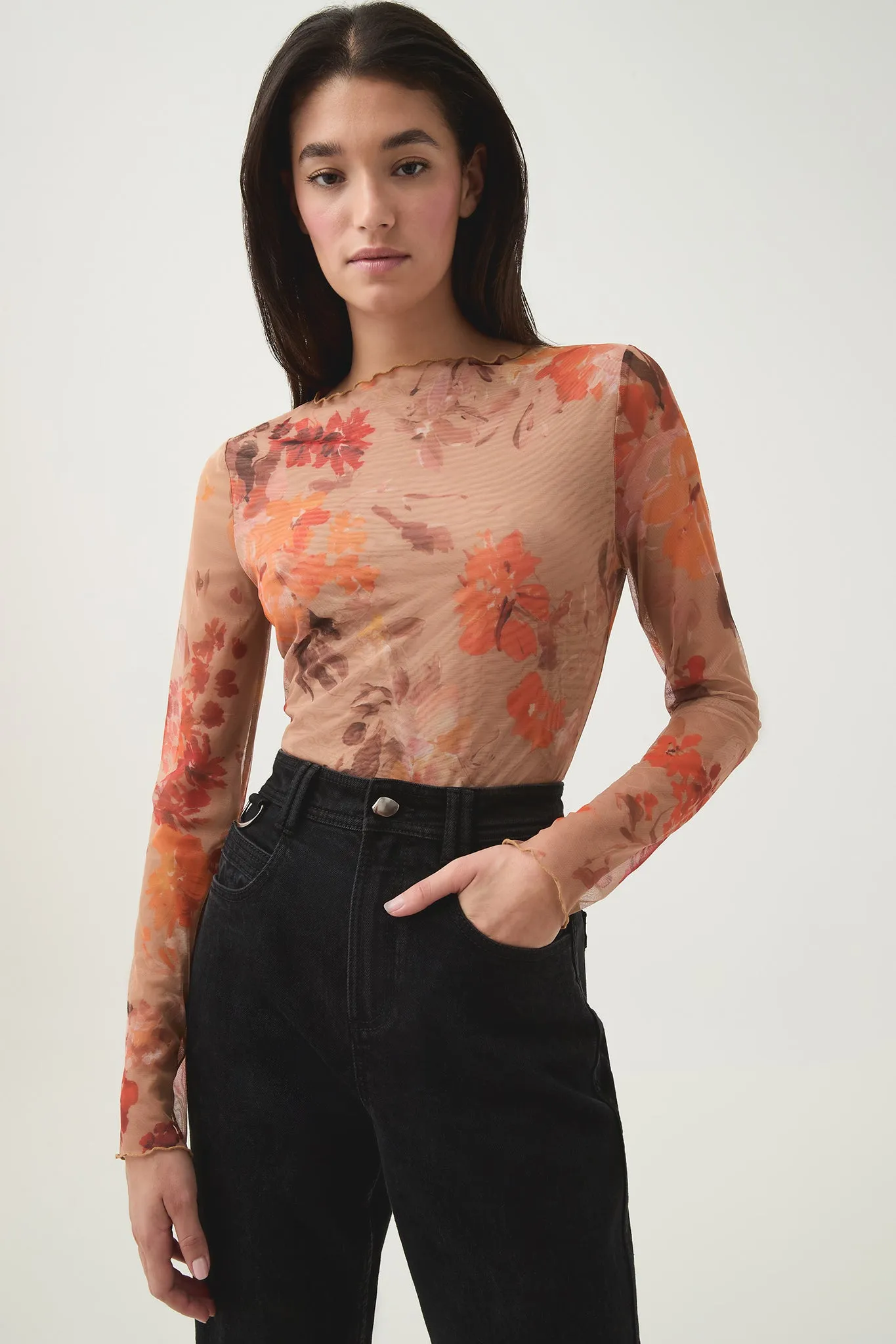 Portal Mesh Skivvy sold by Aje