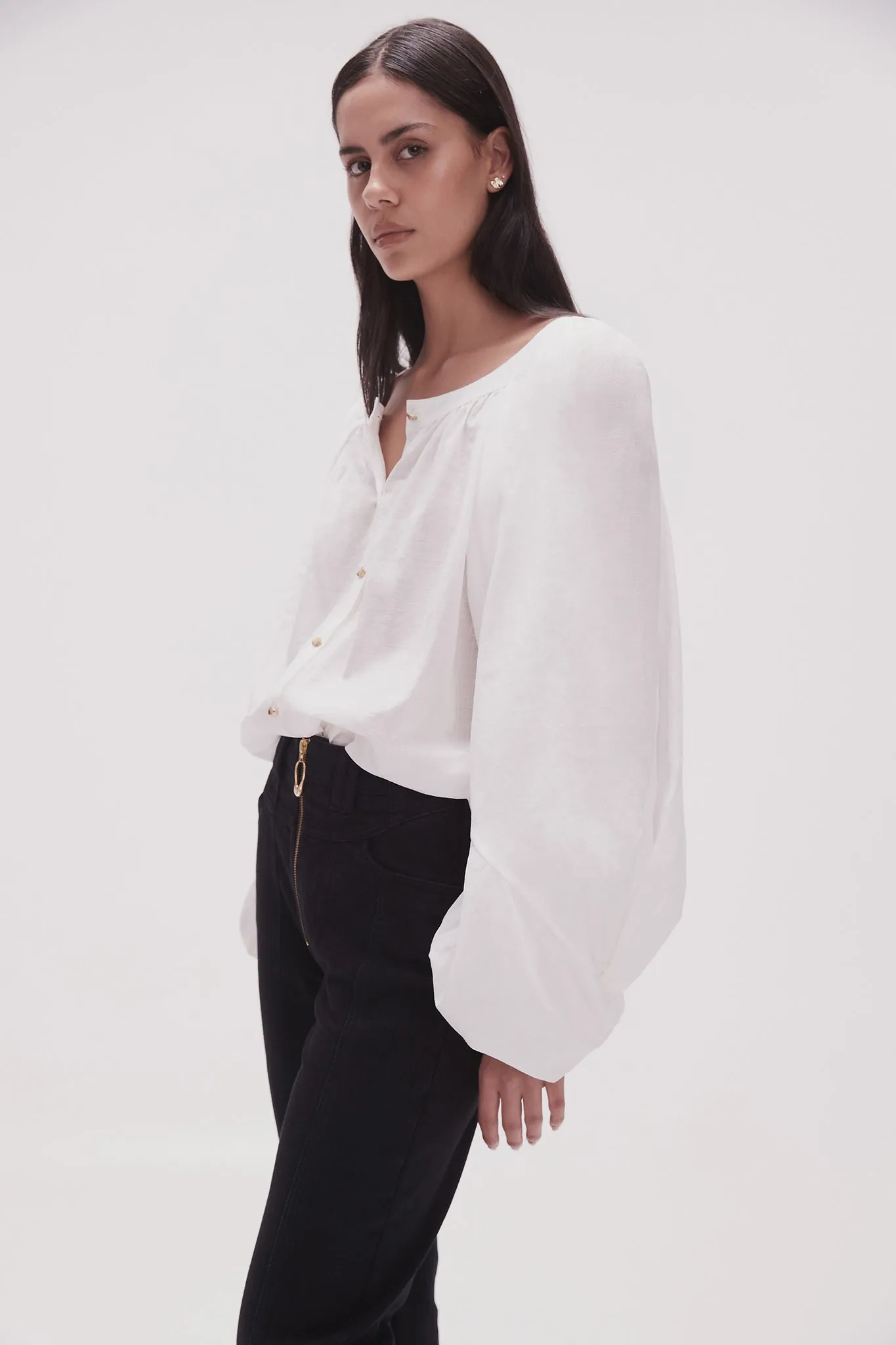 Violet Knot Sleeve Blouse sold by Aje product image thumbnail 5