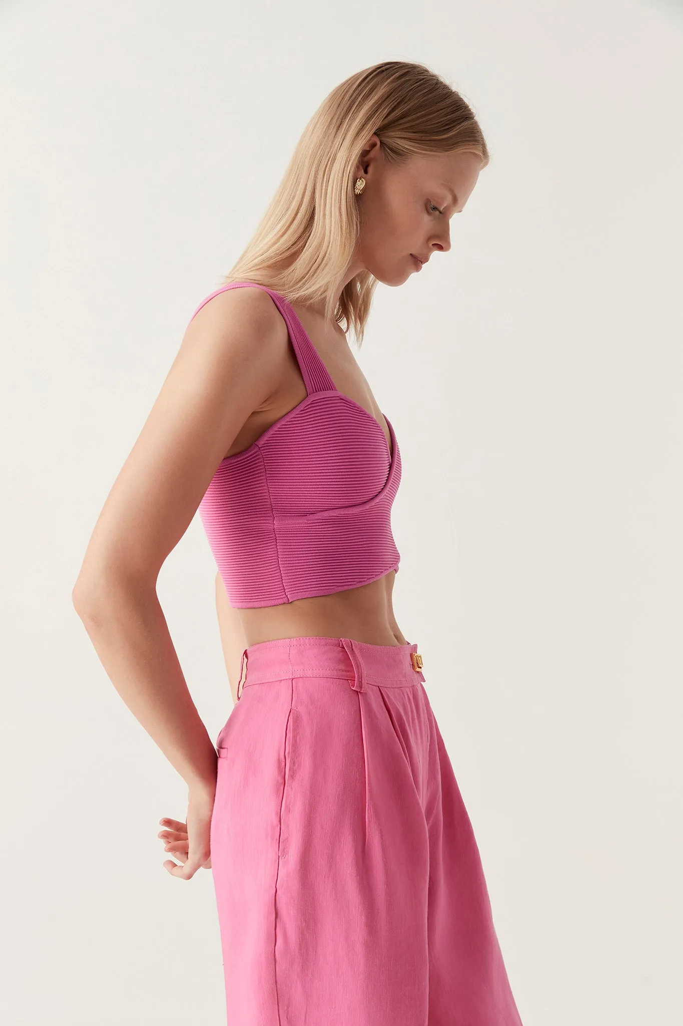 Sybil Twist Knit Bustier sold by Aje product image thumbnail 5