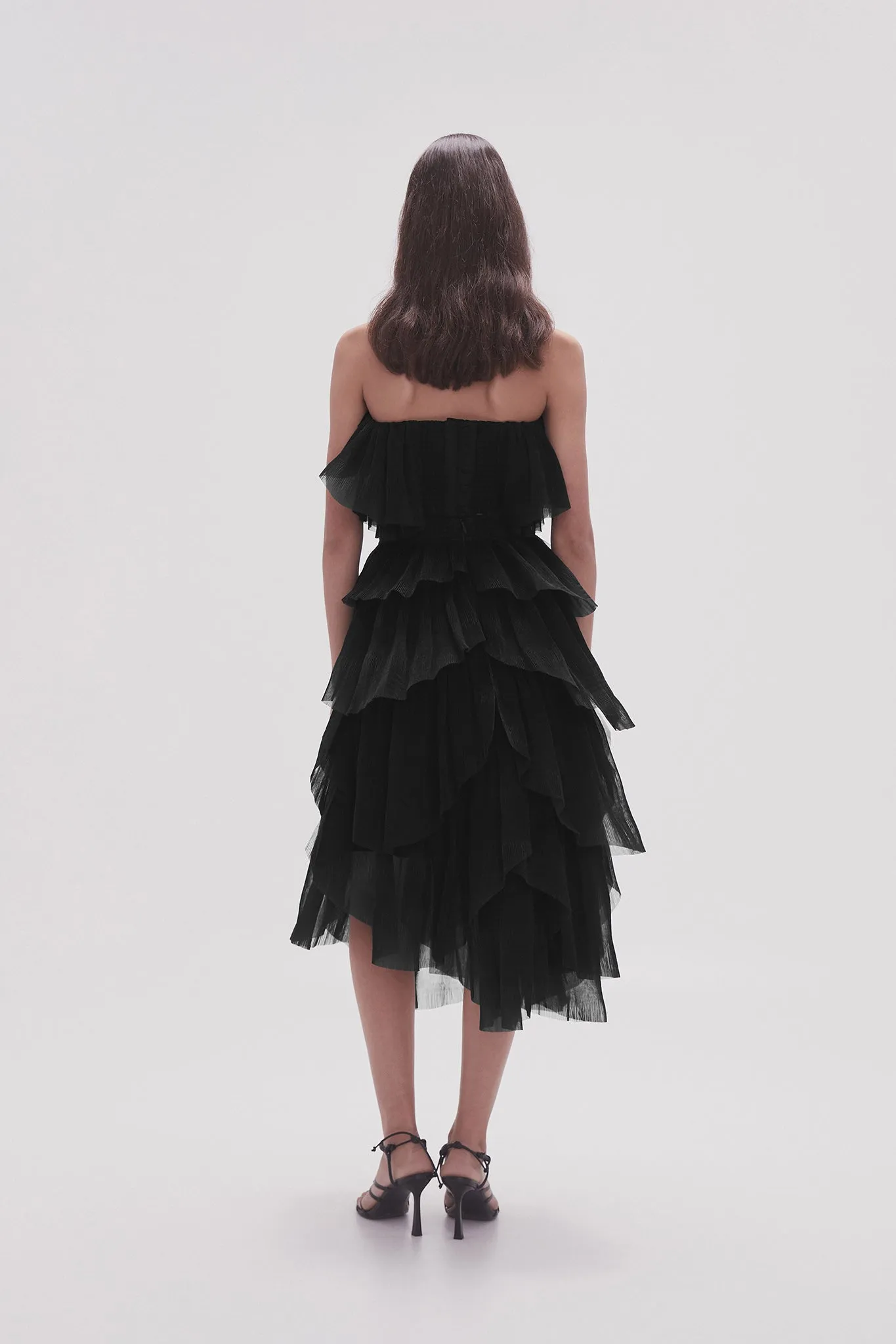 Elsie Pleated Midi Skirt sold by Aje product image thumbnail 5