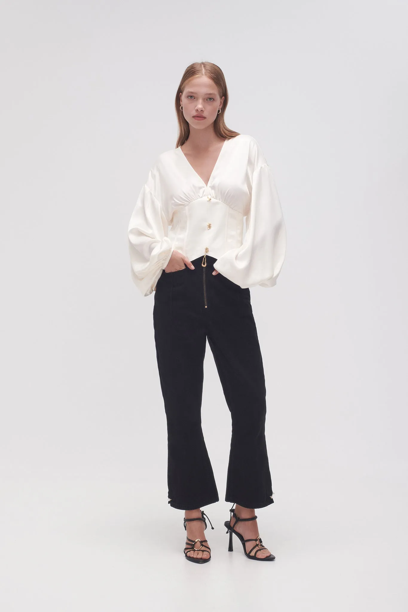 Spirit Corsetted Blouse sold by Aje