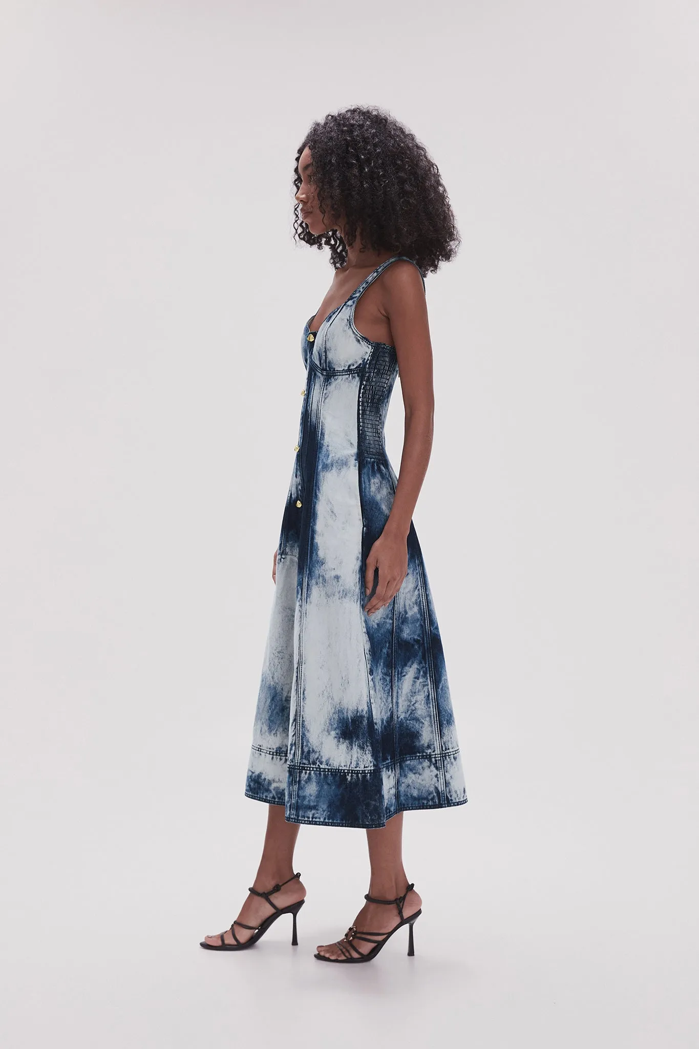 Enigma Denim Midi Dress sold by Aje product image thumbnail 5