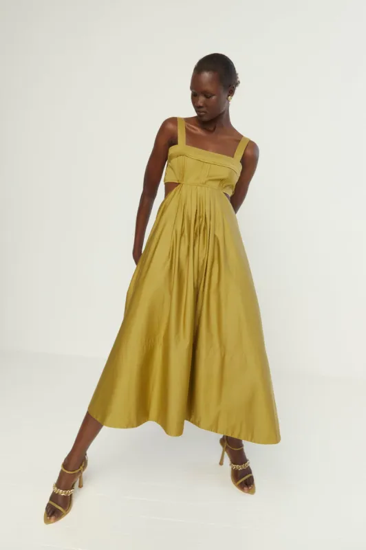 Frequency Cut Out Midi Dress sold by Aje