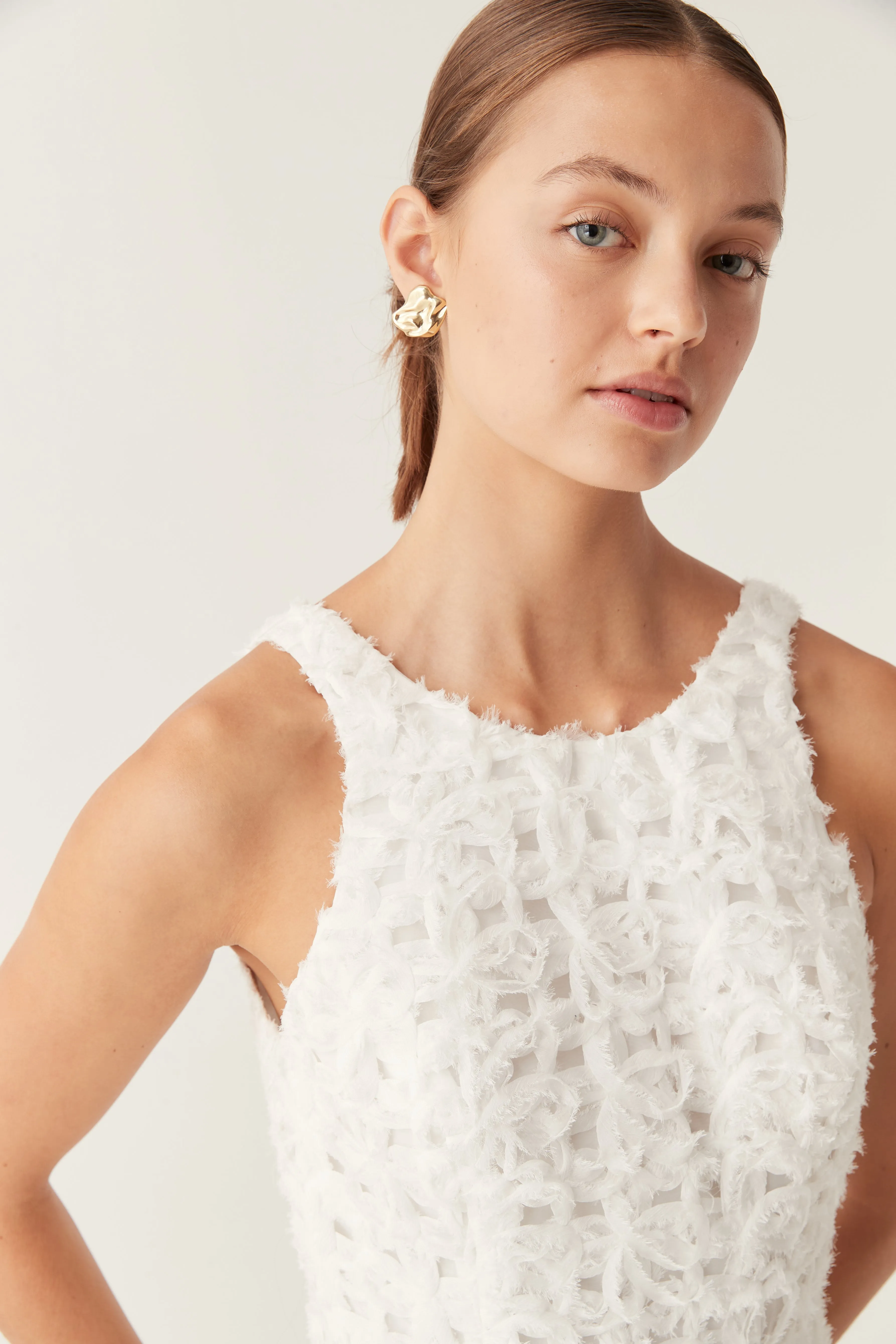 Quintette Textured Mini Dress sold by Aje product image thumbnail 4