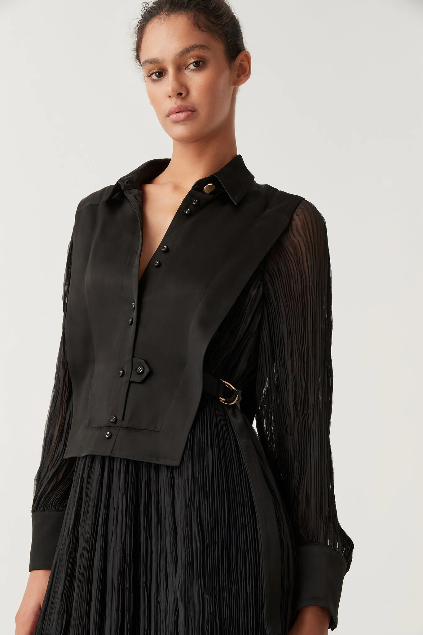 Aeriel Bib Front Maxi Dress sold by Aje product image thumbnail 4