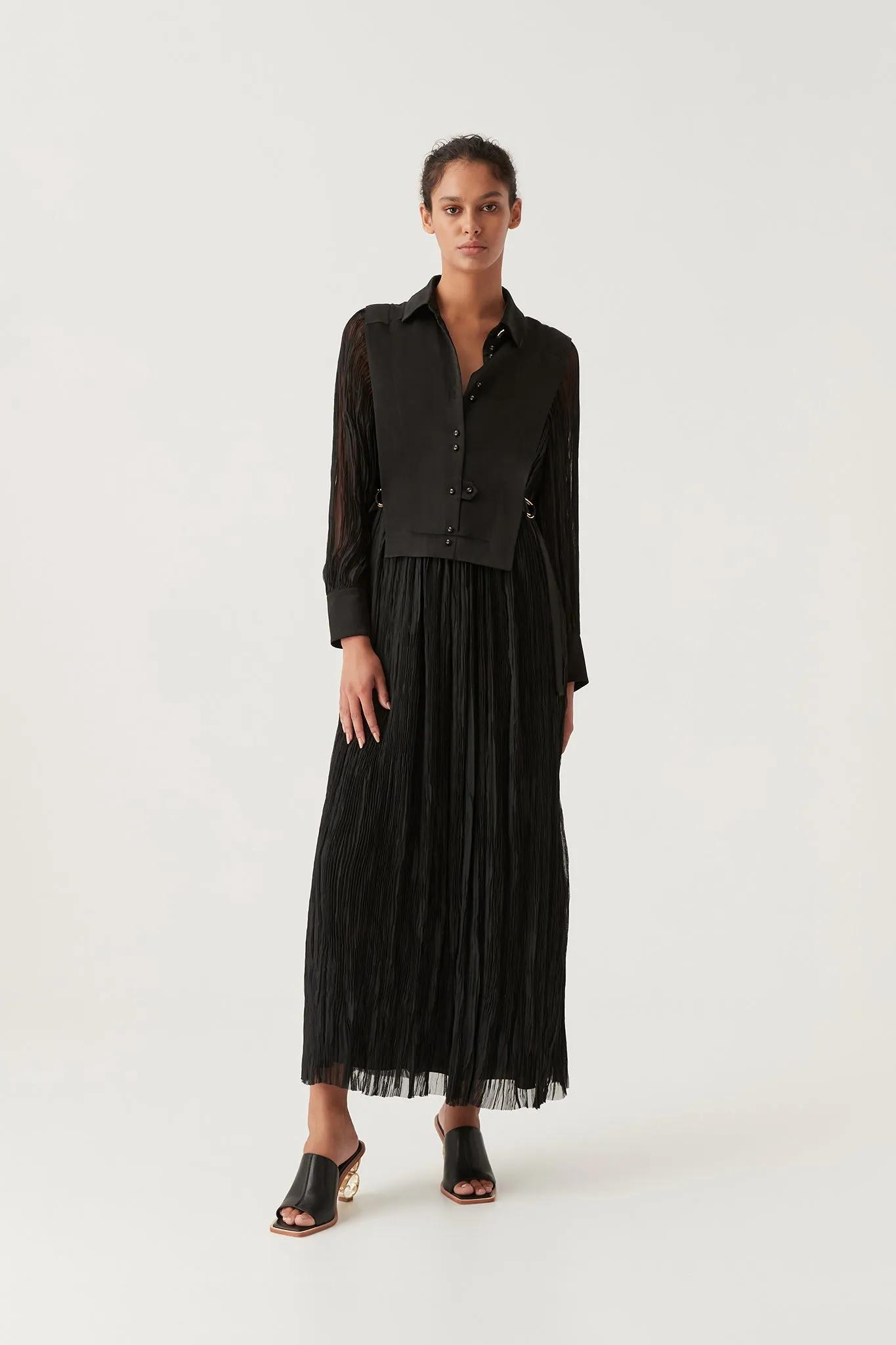 Aeriel Bib Front Maxi Dress sold by Aje product image thumbnail 3