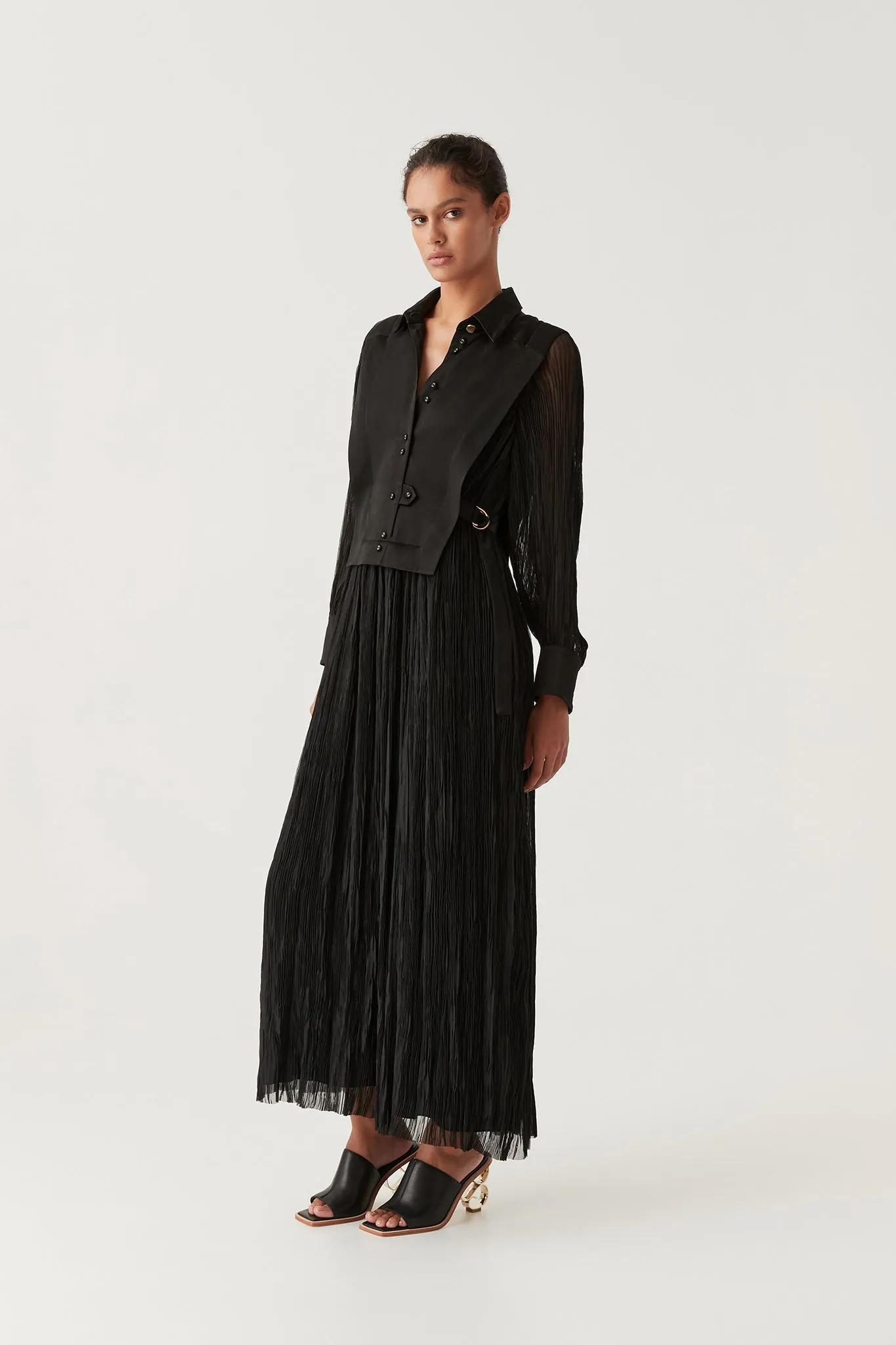 Aeriel Bib Front Maxi Dress sold by Aje product image thumbnail 5