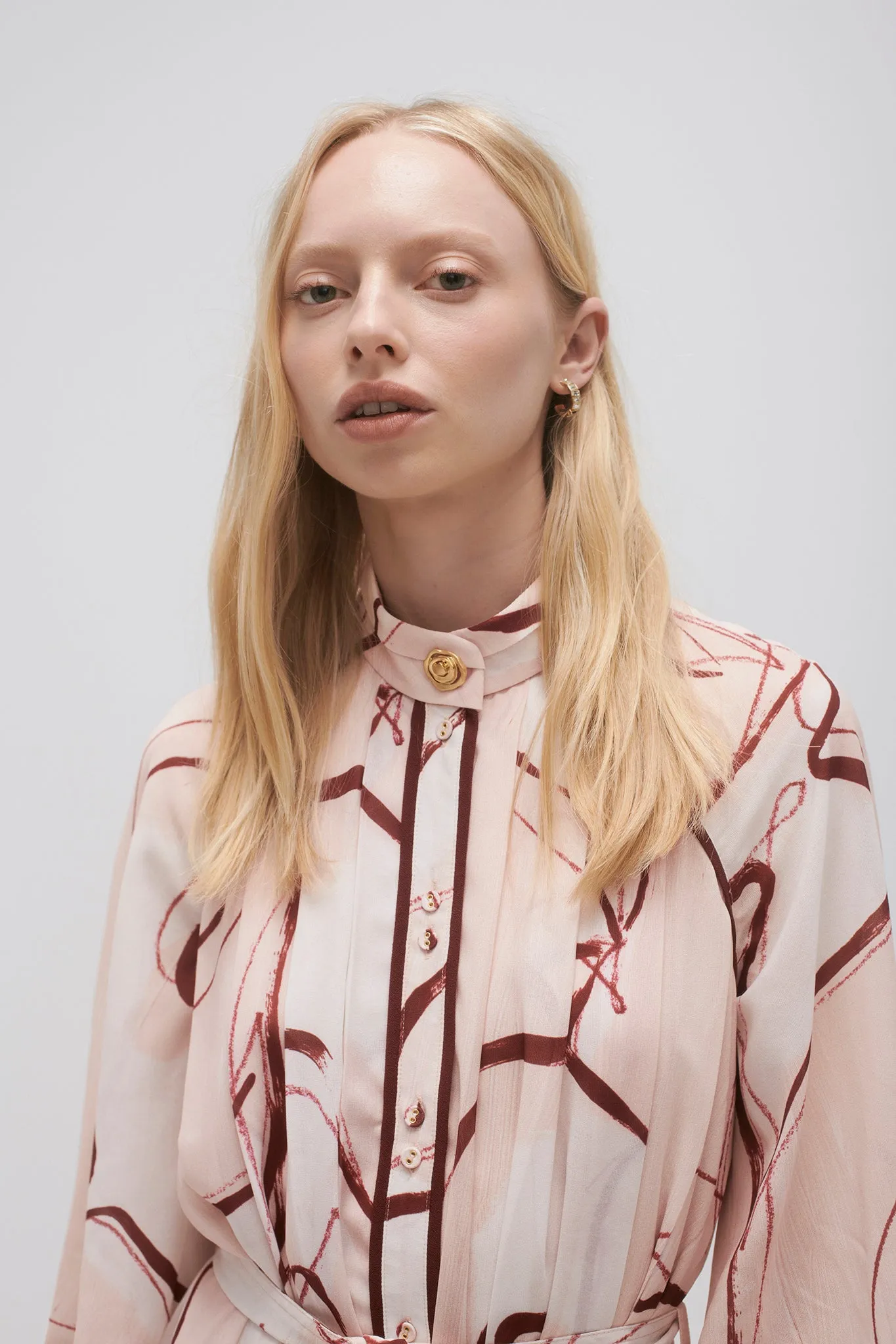 Beatrice Pleated Midi Dress sold by Aje product image thumbnail 4