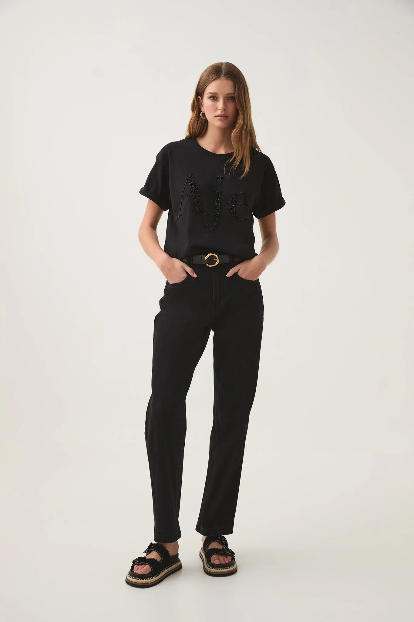 Constellation Logo Tee sold by Aje product image thumbnail 3