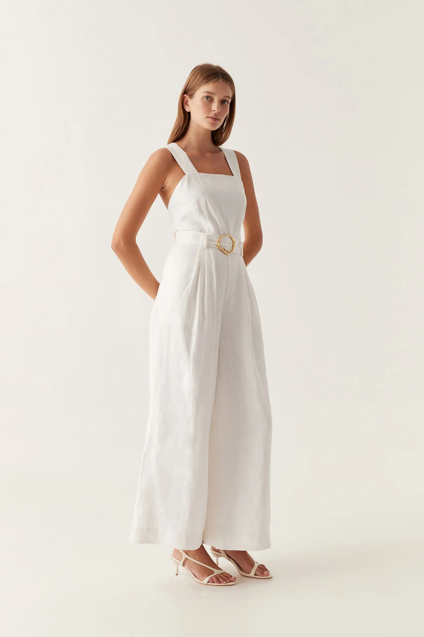 Vista Cross Back Pocket Jumpsuit sold by Aje