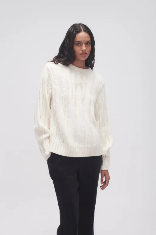 Snowy Knit Jumper sold by Aje