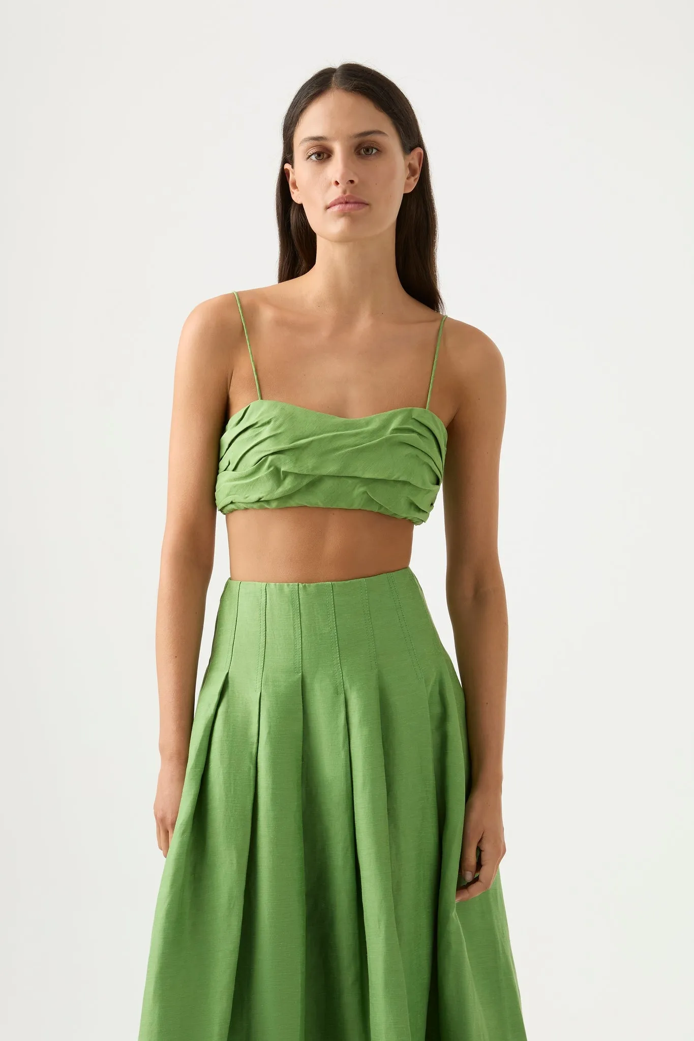 Thea Draped Twist Crop Top sold by Aje product image thumbnail 3