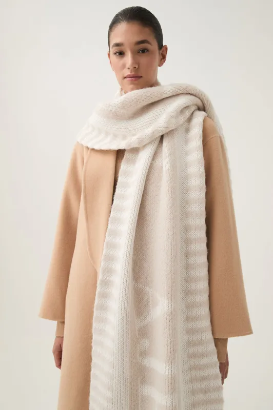 Logo Jacquard Scarf sold by Aje