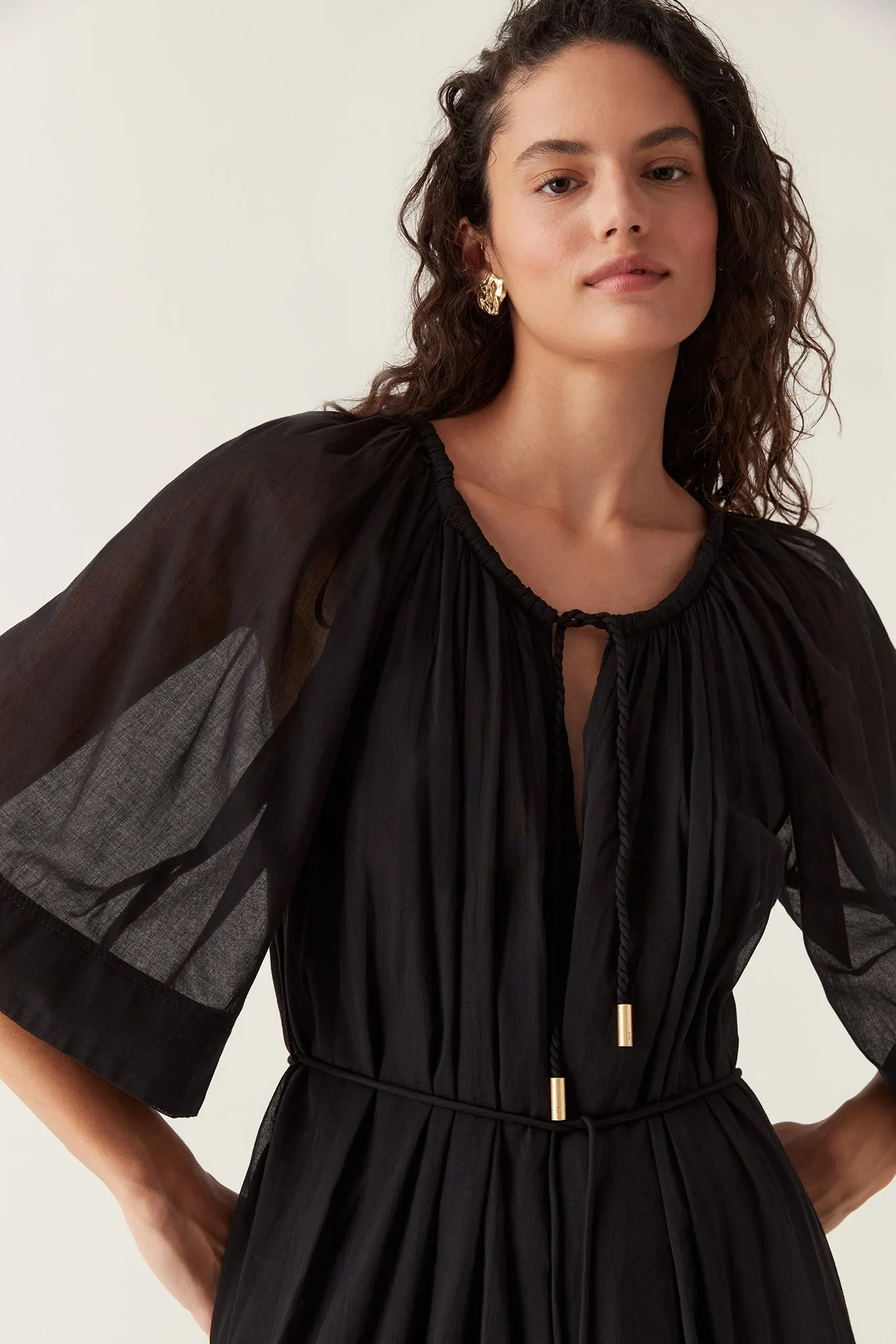 Damia Smock Midi Dress sold by Aje product image thumbnail 4