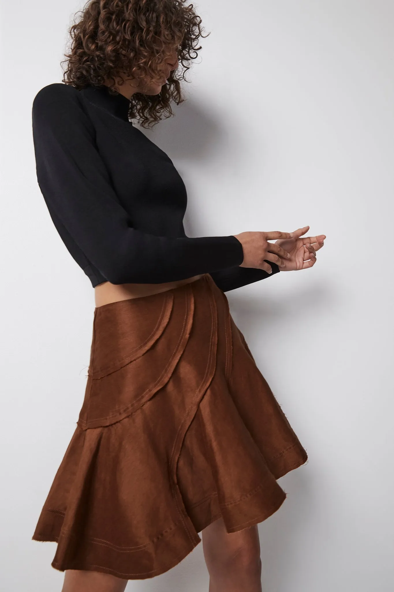 Admiration Flip Mini Skirt sold by Aje product image thumbnail 3