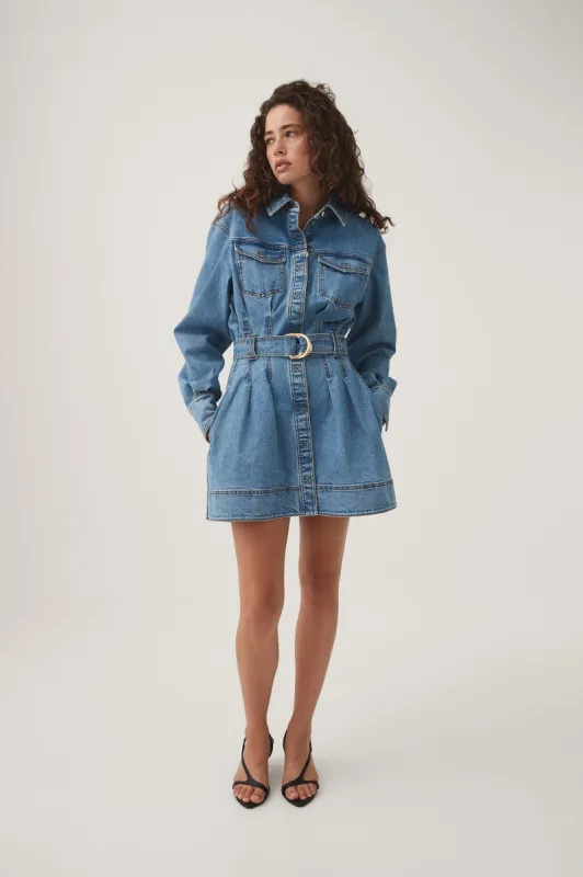 Aradia Denim Mini Dress sold by Aje