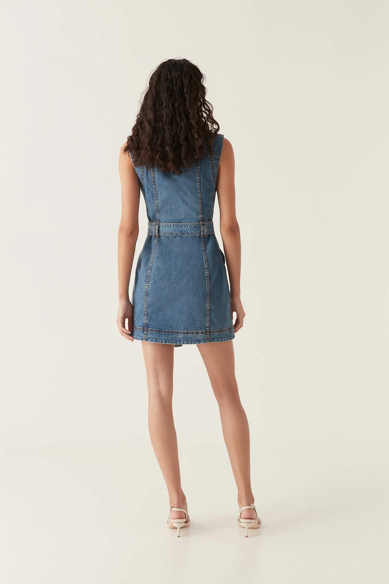 Balance Denim Mini Dress sold by Aje product image thumbnail 5