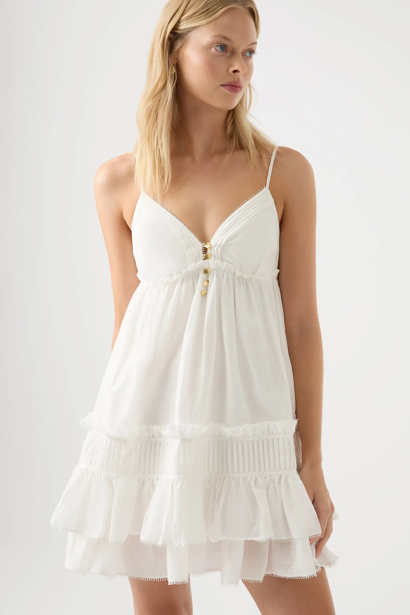 Talia Flounce Mini Dress sold by Aje product image thumbnail 3