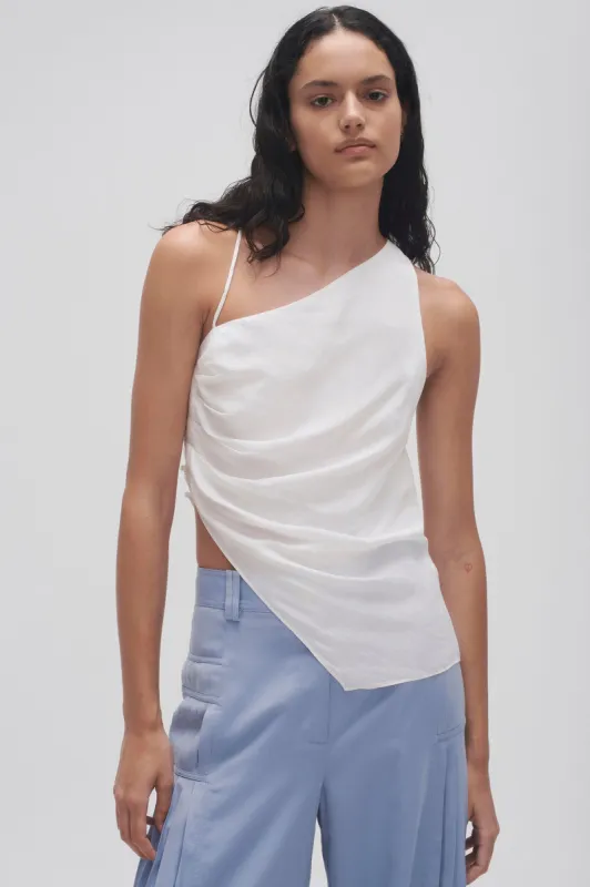 Allure Asymmetric Draped Cami sold by Aje